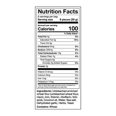 Cedar Valley Garlic & Herb Pita Chips