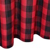Garvee Buffalo Plaid Gingham Rod Pocket Half Window Cafe Curtains Kitchen Bathroom Window - 3 of 4