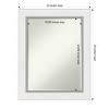 Amanti Art Eva Petite Bevel Bathroom Wall Mirror - 4 of 4