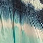 navy / turquoise dress