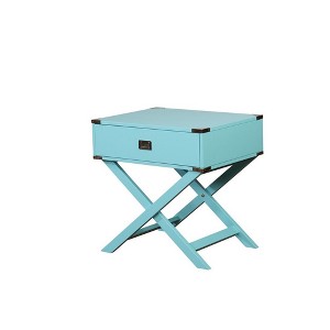 Peggy X Base Accent Table Blue - Linon