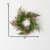 Sullivans Leafy Blush Berry Wreath - 3 of 3