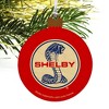 Shelby Cobra Patriotic Logo Wood Christmas Tree Holiday Ornament - 4 of 4