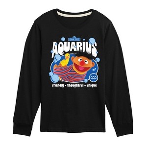 Boys' - Sesame Street - Ernie Aquarius -Toddler and Youth Long Sleeve T-Shirt Long Sleeve Graphic T-Shirt - 1 of 3