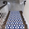 SussexHome Floral Design Cotton Anti-Slip Stair Treads, 9” X 28“ - 2 of 4