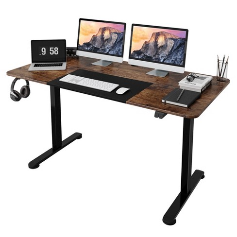 Costway Adjustable Angle & Height Rolling Laptop Notebook Desk Stand Over  Sofa Bed Table : Target