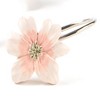 Misty Floral Beautiful Bath Shower Curtain Hooks Set of 12 Pink by Saturday Knight Ltd - 2 of 3