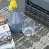 Resenkos Patio Coffee Tables,Patio Tables,Outdoor PE Wicker Side Table, Small Square Rattan End Table, Grey Gray - 4 of 4
