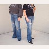 Women's High Rise Ripped Wide Leg Jeans - RISEN - 2 of 4