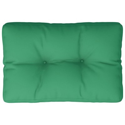 vidaXL Pallet Cushion Green 100% polyester 23.6 in x 15.7 in x 4.7 in