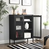 SONGMICS Metal Storage Cabinet Steel Display Cabinets Matte - 3 of 4