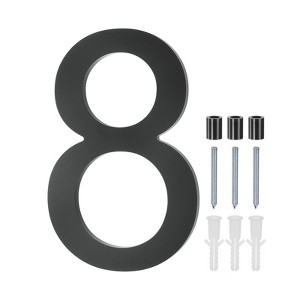 Unique Bargains Durable Acrylic Waterproof 3D Floating Appearance House Numbers 1 Pc - 1 of 4