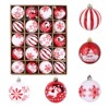 20 PCS Shatterproof Christmas Ball Ornaments, 2.36 Inch Plastic Hanging Balls in Red Gold Green Multiple Colors - 4 of 4