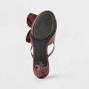 Women's Lillian Flower Mule Heels with Memory Foam Insole - A New Day™ - 4 of 4