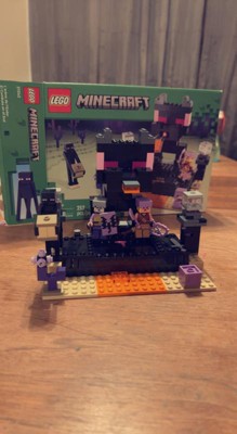 LEGO Minecraft The End Arena, Ender Dragon Battle Set 21242, Multiplayer  Set Includes Mobs, Shulker and Enderman, Minecraft Gift and Educational  Holiday Toy for Kids, Boys and Girls 