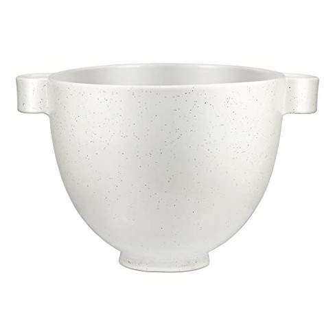 KitchenAid 5 Quart Ceramic Bowl for all 4.5-5 Quart Tilt-Head Stand Mixers  KSM2CB5MR, Meringue