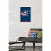 Trends International NHL Columbus Blue Jackets - Logo 21 Framed Wall Poster Prints - 2 of 4