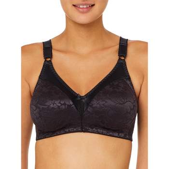 Bare Women's The Wire-free Front Close Bra With Lace - B10241lace 36b Black  : Target