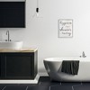 Stupell Industries Happiness is a Shower Away Rustic Bathroom Sign - 2 of 4