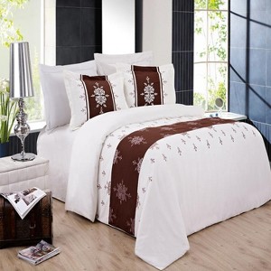 Eleanor Embroidered 3-Piece Duvet Cover Sets - 1 of 1