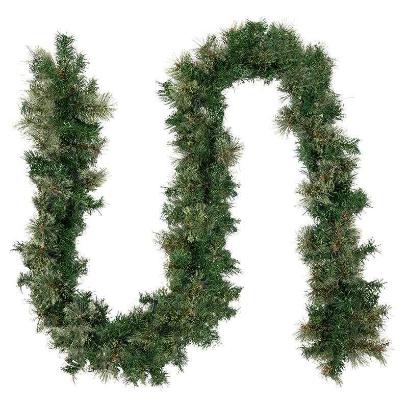 Northlight 9' x 10" Oregon Cashmere Pine Artificial Christmas Garland, Unlit, 1 of 4