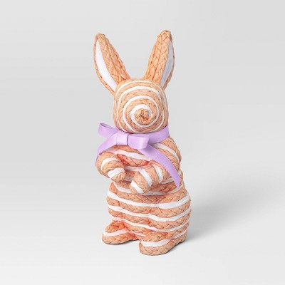 Woven Easter Bunny Pink and White - Threshold™