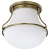 Nuvo Lighting Valdora 1 - Light Flush Mount in  Natural Brass - 4 of 4