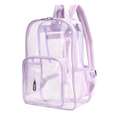 MKF Collection Cleo Clear PVC Backpack for Women Transparent Bag by Mia K