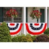 Briarwood Lane 4th of July Patriotic Bunting 72" X 36" (Set of 3 1x1 For 4th of July Bundle - 3 of 4