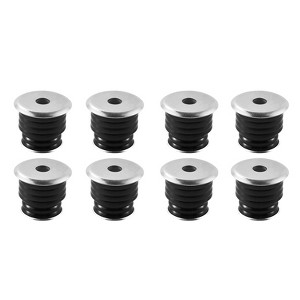VEVOR Body Mount Bushing Kit, Compatible with 1999-2007 Ford F250 F350, 60 PCS Polyurethane Body Mount Kit, Quick Replacement, Black - 1 of 4