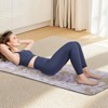 VisioGear Yoga Mat, Exercise Yoga Mat with Non-Slip Design, Multi-Purpose Workout Mat for Women, Yellow & White, 72"*24"*0.2" - 2 of 4