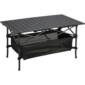 Racxily Folding Camping Table, Portable Roll-up Desk with Carbon Steel Square Tube, for Picnic /Beach/Party/BBQ - 1 of 4