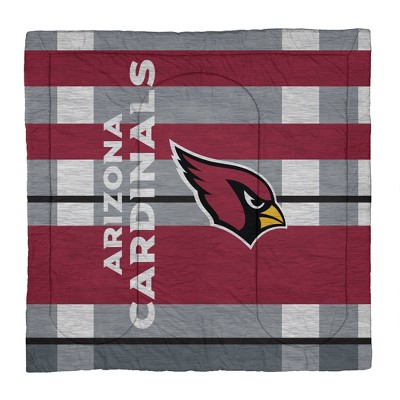 NFL Arizona Cardinals Heathered Stripe Queen Bed in a Bag - 3pc — фото 2