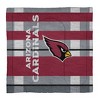 NFL Arizona Cardinals Heathered Stripe Queen Bed in a Bag - 3pc - 2 of 3