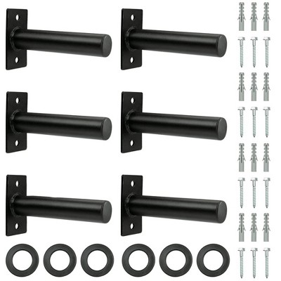 Wall Mounted Olympic Weight Plate Holder, Fits 2" Weight Plates