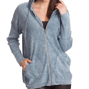 Women's Stonewash Hoodie - ANGEL - 1 of 2