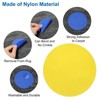 Unique Bargains Durable Nylon Material Circle Dot Design Carpet Spot Marker Pads 4" 24 Pcs - 3 of 4
