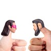 WWE Thumb Wars: 5-Pack, 1.5" Finger Wrestling Figures-Mini Pinning Battle - 2 of 4