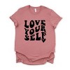 Simply Sage Market Love Yourself Heart Short Sleeve Tee - 2 of 4