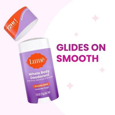 Lume Whole Body Women&#8217;s Deodorant - Smooth Solid Stick - Aluminum Free - Lavender Sage Scent - 2.6oz_2