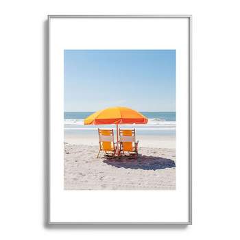 Bethany Young Photography Folly Beach Metal Framed Art Print - Deny Designs