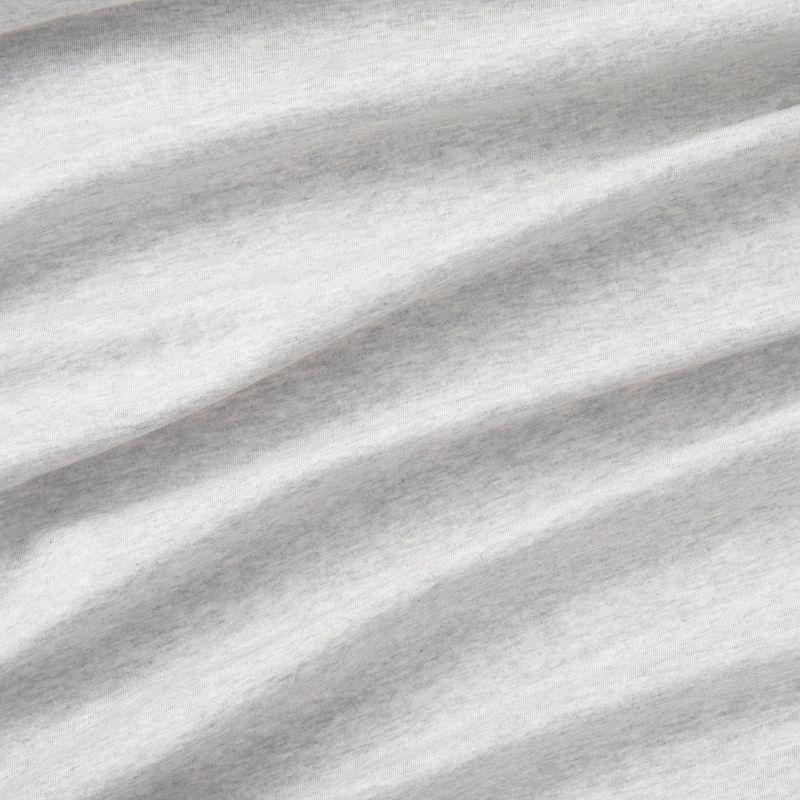 Fitted Jersey Crib Sheet Knit Heather Gray - Cloud Island&#8482; Gray, 5 of 7