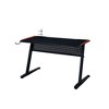 Royal Hampton Gaming Table with Cup and Controller Holders, Black - 3 of 4