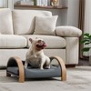 Lily Elevated Dog Bed,Cat Scratch Beds,23" Pet Sofa Dog Sofa Bed for Small Dogs,Cat Sofa Beds With Solid Wood Frame-Maison Boucle - 2 of 4