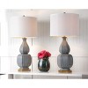 Cleo Table Lamp (Set of 2) - 31.5 Inch Height - LIT4512 - Grey/Gold - Safavieh - 3 of 4