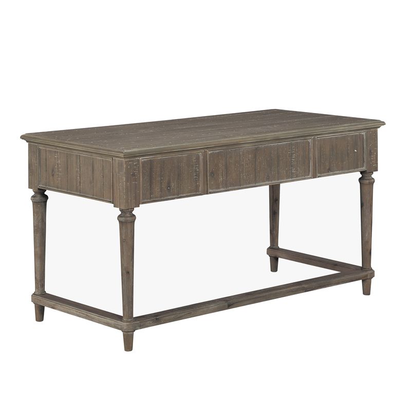 Cardano Wood Writing Desk in Driftwood Light Brown - Lexicon, 2 of 8