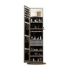 Dexmalle 360°Swivel Jewelry Cabinet with Full Length Mirror - 4 of 4