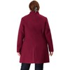 Agnes Orinda Women's Plus Size Elegant Mid-Length Stand Collar Back Split Winter Single Breasted Overcoats - 4 of 4