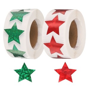 Unique Bargains DIY Crafts Homework Vinyl Self-Adhesive Waterproof Durable Star Stickers - 1 of 4