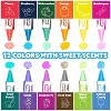 Tub Works Sweet Scents Smooth Bath Crayons Bath Toy, 12 Pack - 3 of 4
